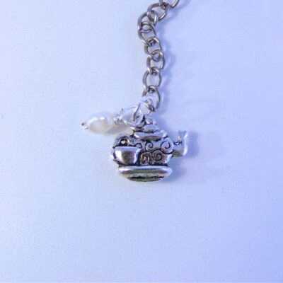 Teapot with Teacup and Pearl Infuser