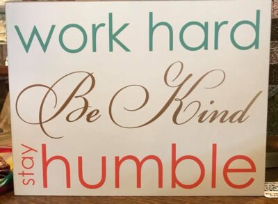Work Hard - Sign