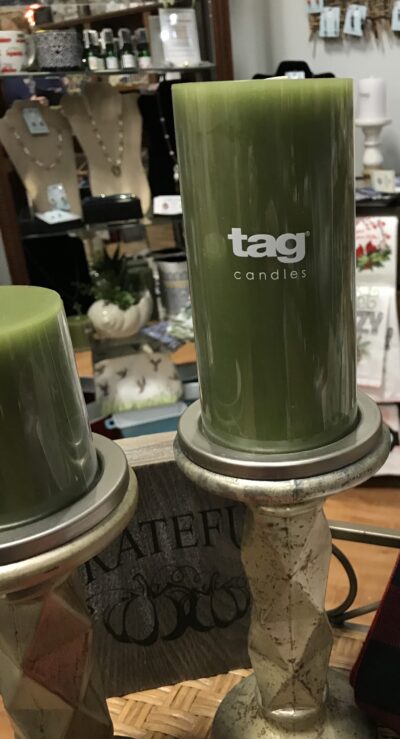 Pillar Candle - Olive - 3x6
