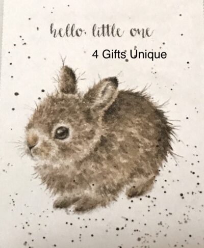 Little Leveret Bunny - New Baby Card
