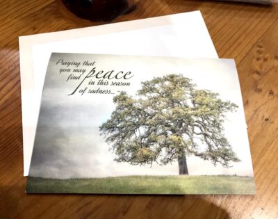 Hill Top Tree - Sympathy Card