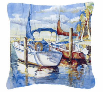 Towering Q - Square Pillow