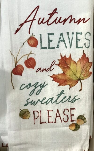 Autumn Leaves - Tea Towel