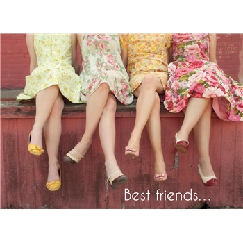 Criss Cross Friends BD Card