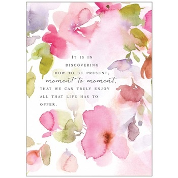 Watercolor Flowers BD Card
