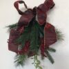 Greenery With Ribbon Swag