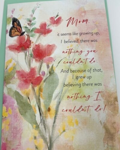 Growing Up - Mothers Day Card