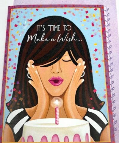 Make A Wish  - Birthday Card