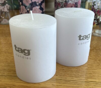 Chapel White Pillar Candle 3x4
