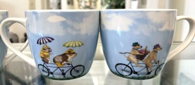 Peddling Pups - Pattern Mug