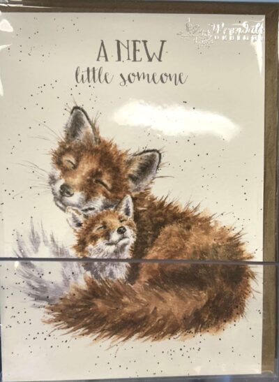 New Little Someone Baby (Fox) Card