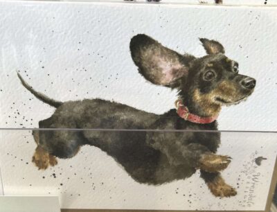 Friday Feeling - Dachshund - Blank Card