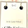 14 Karat Gold Filled Twisted Hoop Post Earrings