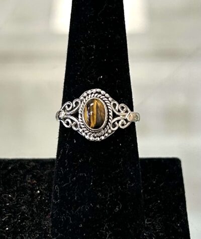 Sterling Silver Tiger Eye Ring