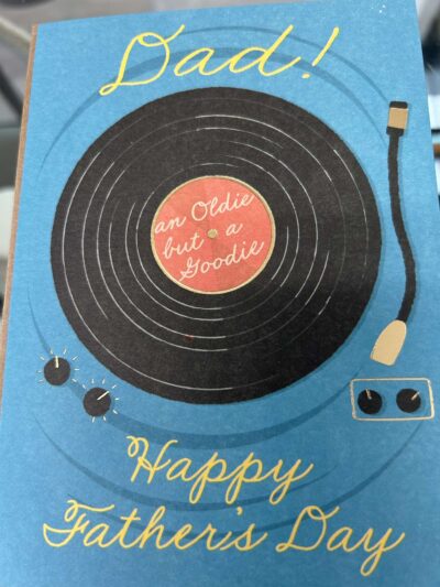 Oldie Fathers Day Card
