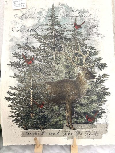 Recycle Paper - Deer/Cardinals - Leave the Road