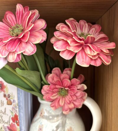 Pink Zinnias - Floral