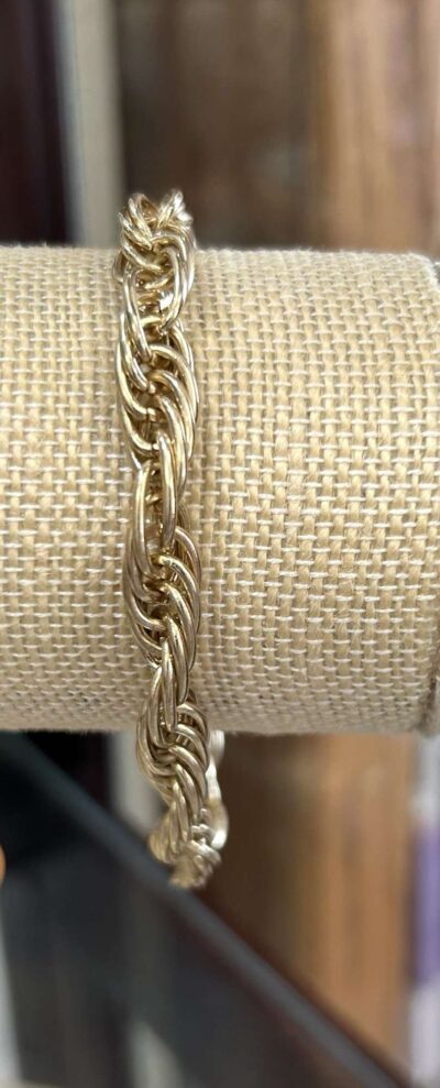 Gold Rope Chain Bracelet