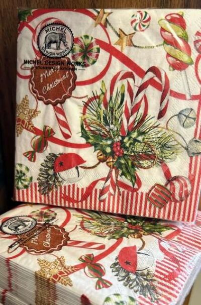 Peppermint Cocktail Napkins