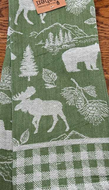 Pinecone Trail Jacquard Tea Towel