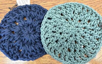 Midnight Blue - 9" Knotted Trivet