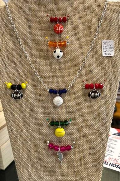 Sport Charm Necklace in Silver