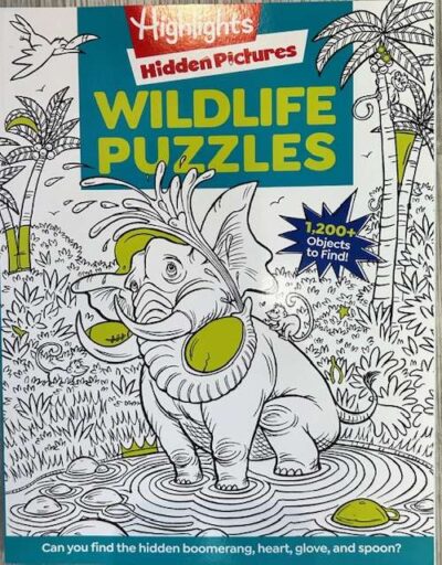 Wildlife Puzzles Highlights Hidden Pictures Book