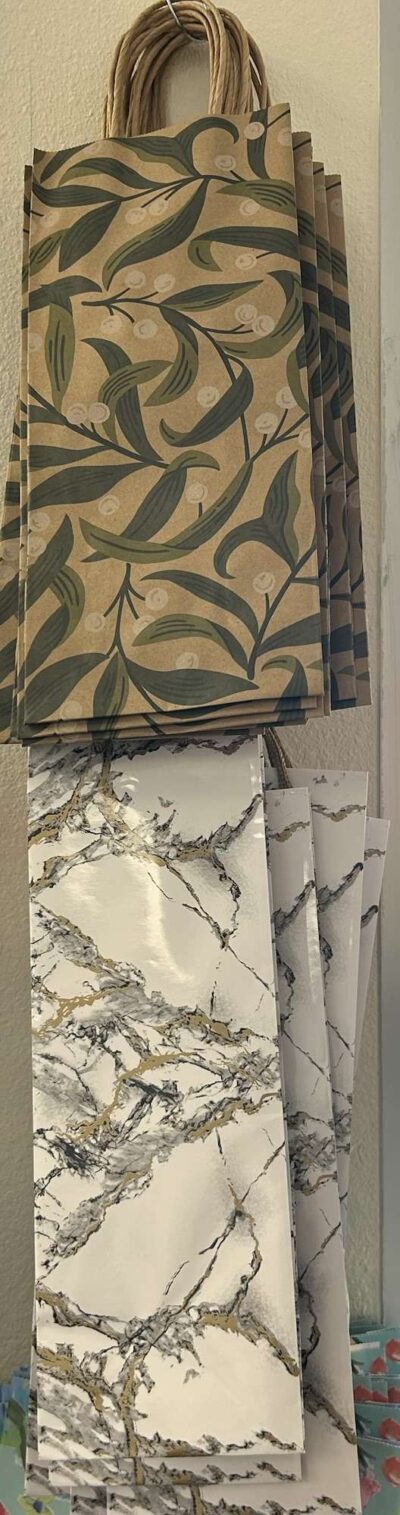 Marble - Tall Gift Bag