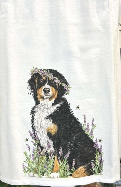 Lavender Bernese - Tea Towel
