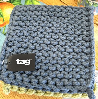 Crochet Trivet - Blue