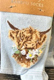 Ladies Socks - Highland Cow