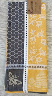 Bee - Floral Jacquard - Tea Towel
