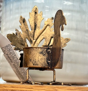 Turkey - Leaf - Tea Light Holder