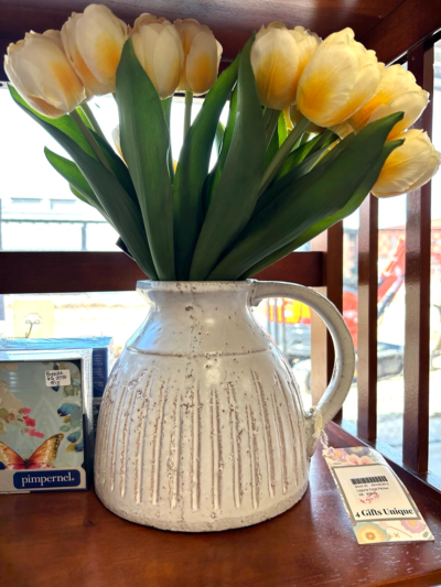 Laguna Small Cement Pitcher Vase