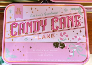 Candy Cane Lane - Tin Candle