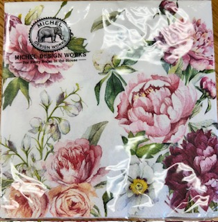 Peony Cocktail Napkin