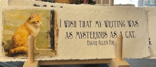 Mysterious as a Cat - Art Sign