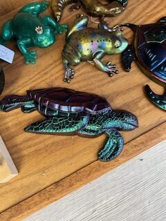 Swimming Sea Turtle - Figurine