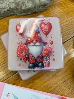 Valentine Trolls - Coasters - Set of 4