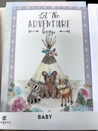 Adventure Friends - New Baby Card