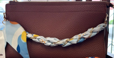 Purse Accessory - Scarf with Chain