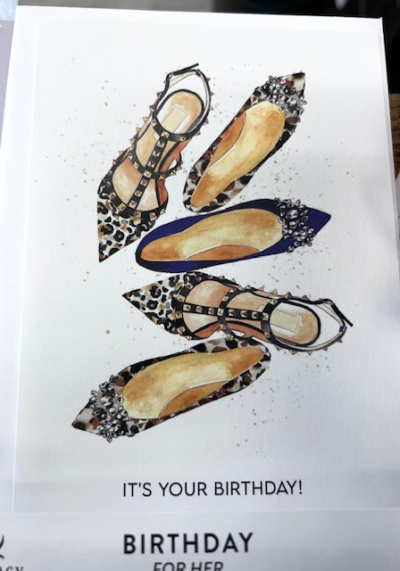 Fancy Shoes - Birthday Card