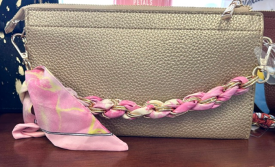 Purse Accessory - Scarf with Chain