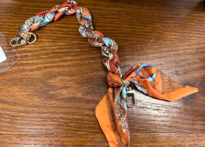 Purse Accessory - Scarf with Chain