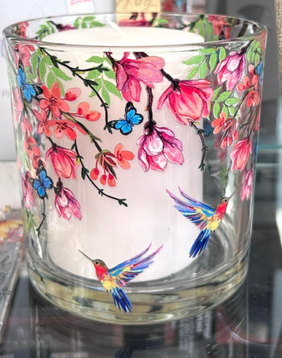 Hummingbird - Candle Holder