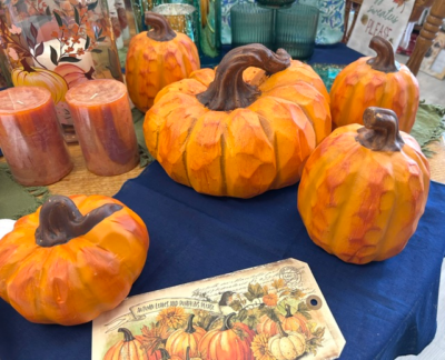Painted Ceramic - Small Pumpkin