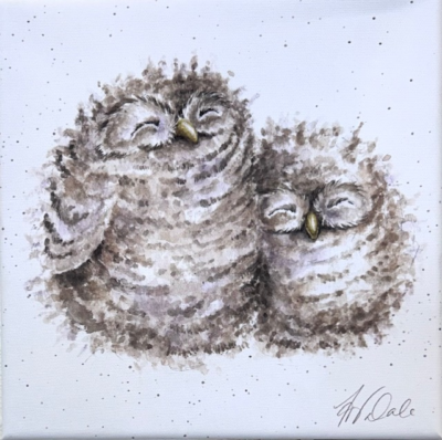 Words of Wisdom - Owl - Canvas Print