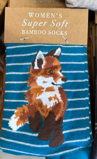 Fox - Teal - Ladies Socks