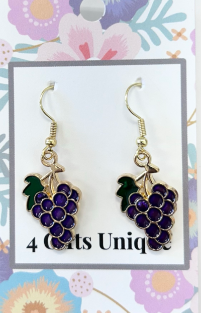 Grape Earrings