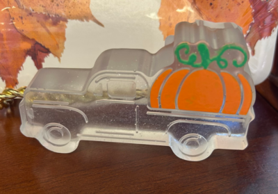 Clear Truck Figurine